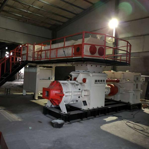CE ISO Certified Brick Plant Machine Double Stage Vaccum Extruder for Fired Clay