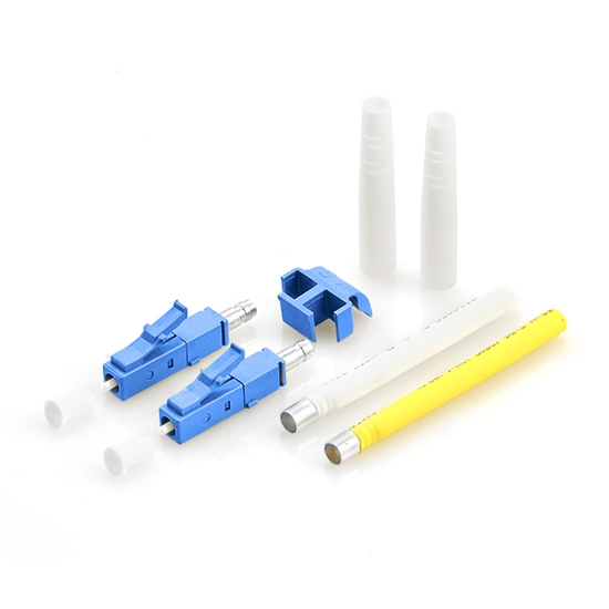 Exact Cables LC/UPC Converter Adapter for Simplex Singlemode Fiber Optic Connections