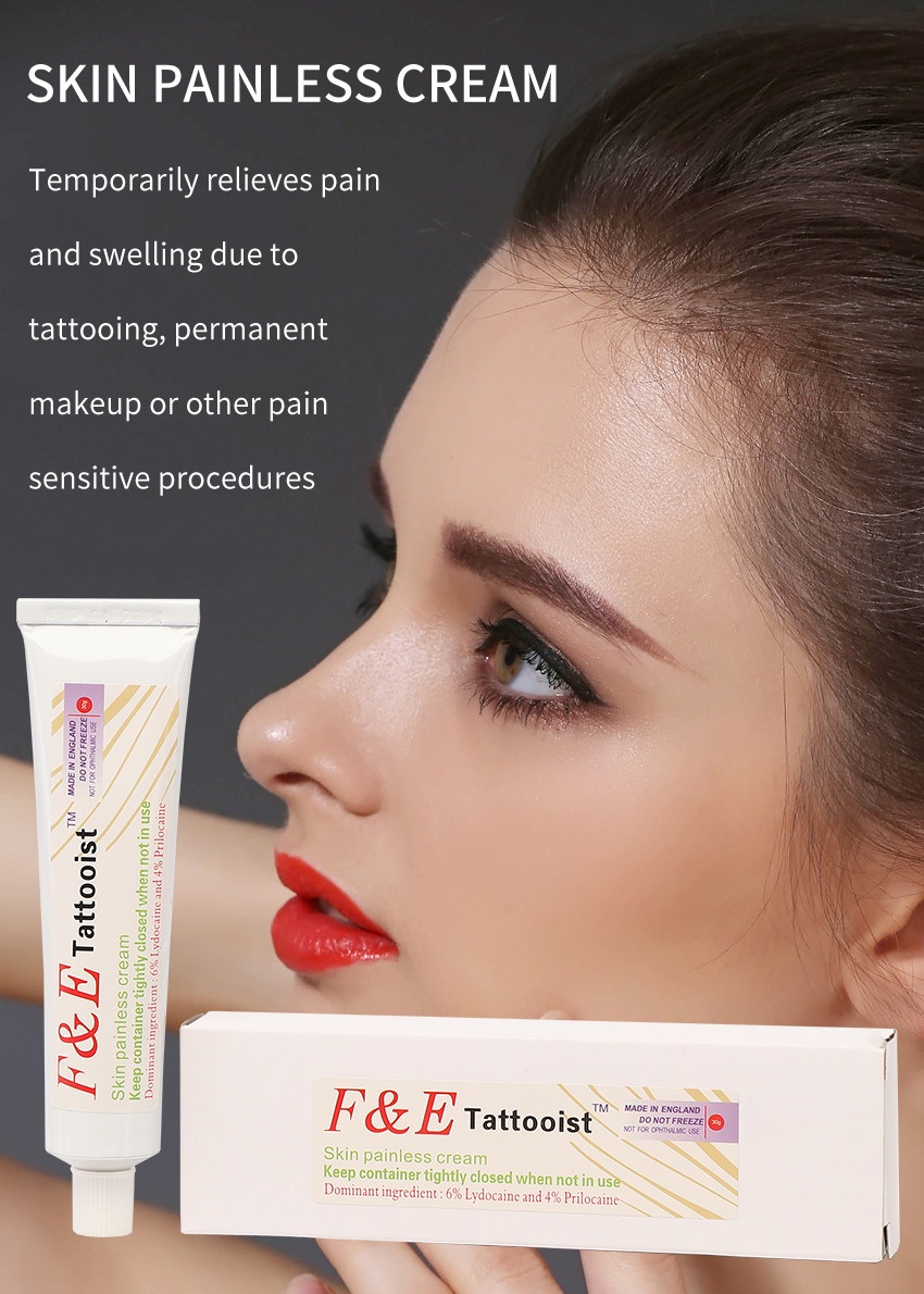 Original Highly Effective 30g F&E Tattooist Numb Cream Topical Anesthetic Cream Tattoo Supply
