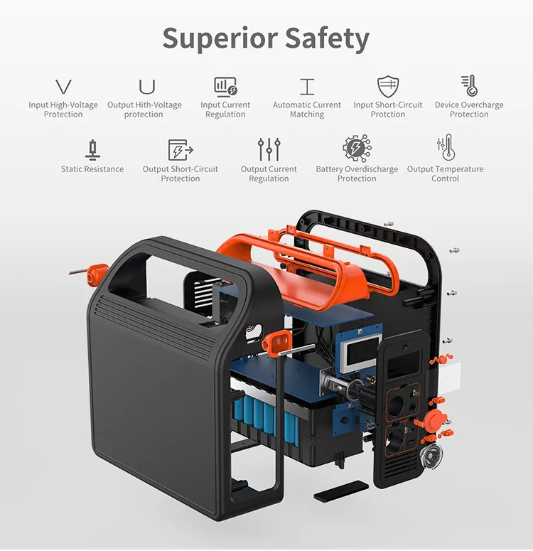 Rechargeable Portable Generator Power Station With Lifepo4 Battery 300W