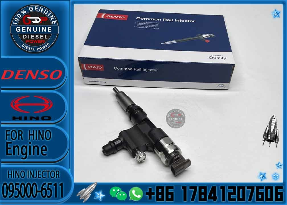 Common Rail Fuel Injector 095000-6510 095000-6511 For HINO 23670-E0080 23670-E0081 23670-E0080 23670-79016