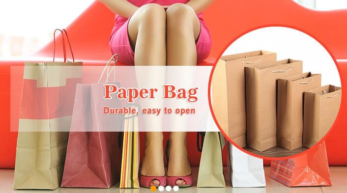 Flower carrier bag with different color customized pot plants kraft paper bag with handle,stamping logo fancy paper flow