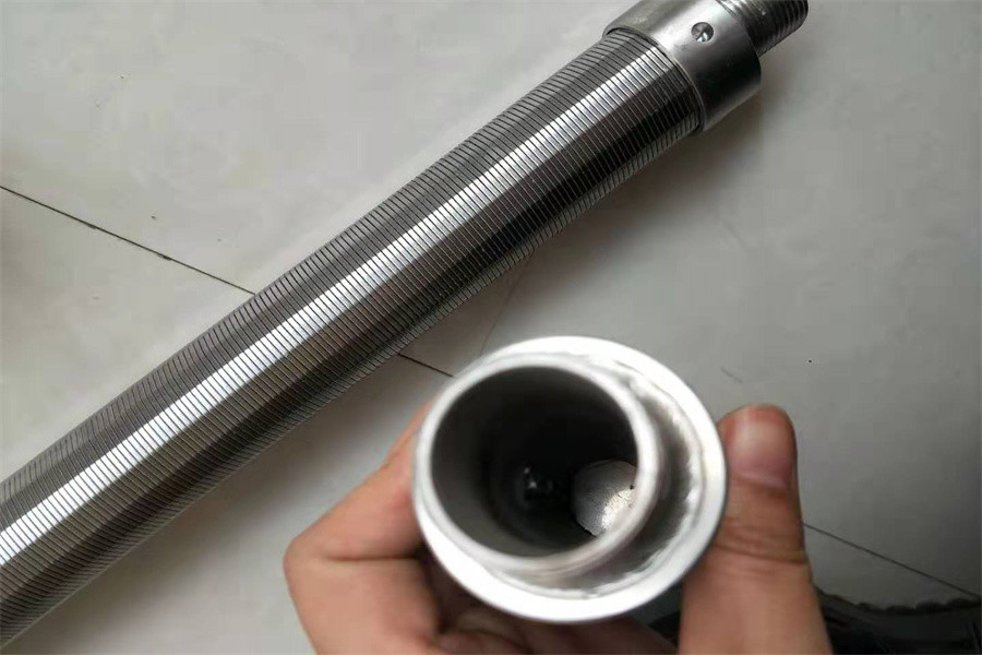 No Magnetic Sand Control Screens ERW Johnson Stainless Steel Well Screen