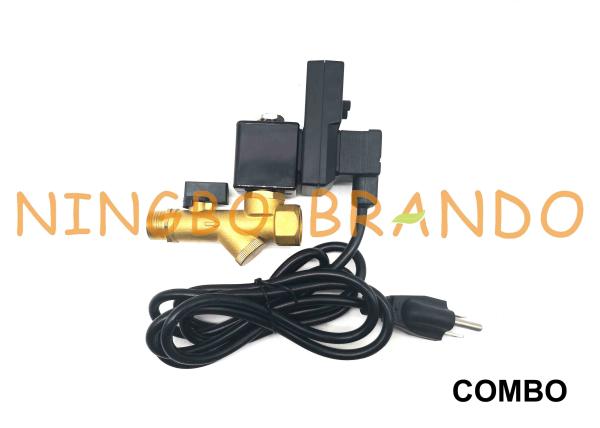COMBO 5523 / 2523 Jorc Type Timer Electronic Auto Drain Valve AC110V For Air