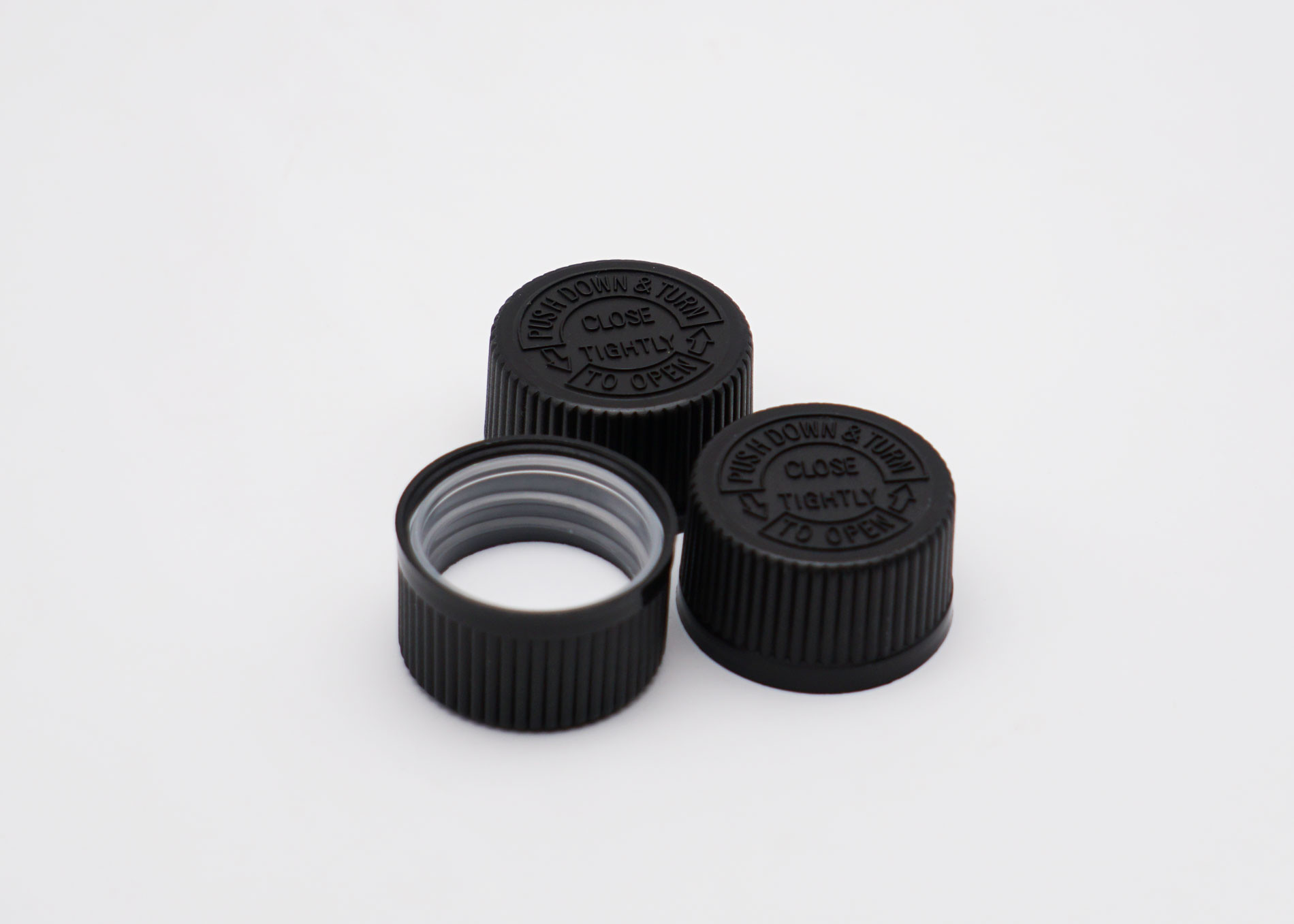 20mm 24mm Child Proof Cap PP Plastic Medicine For Pill Bottle