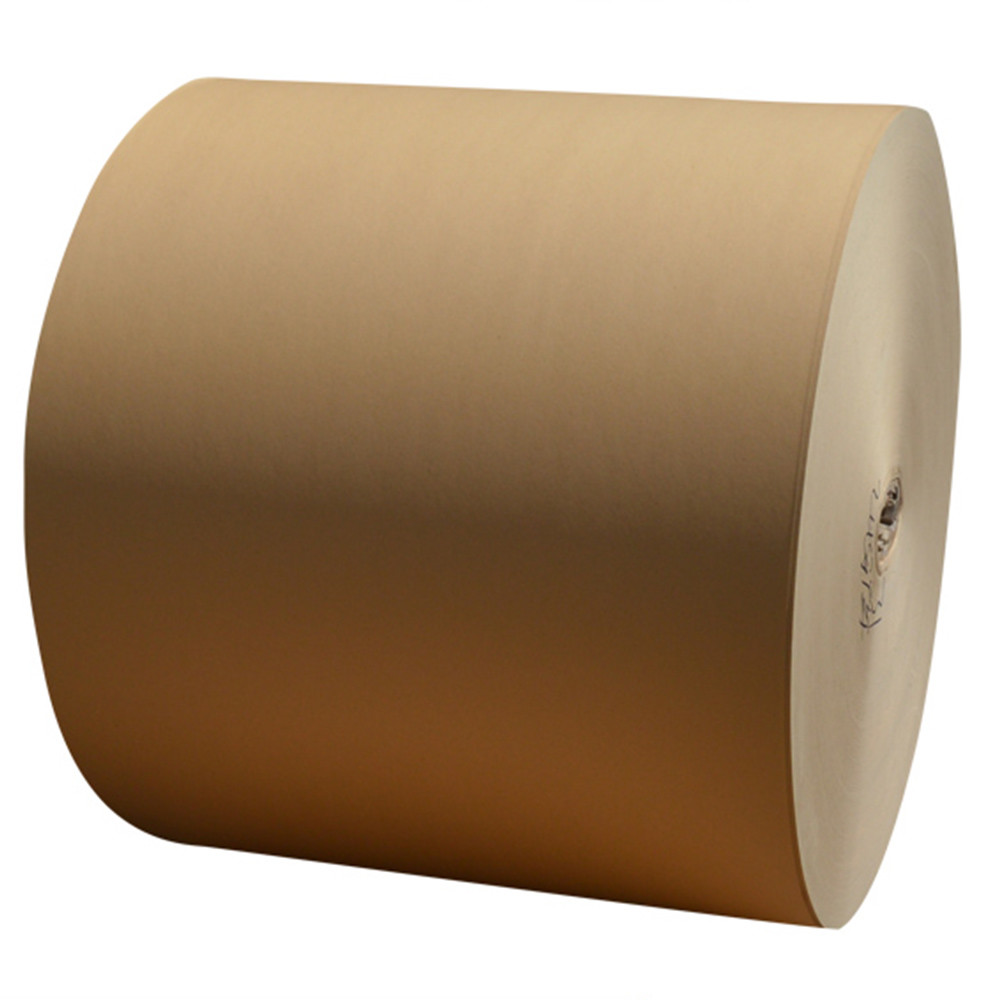 Greaseproof 90gsm Recycled Kraft Paper Rolls Natural Wood Pulp