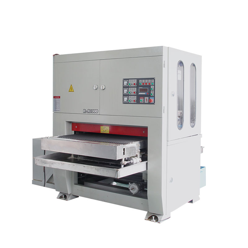 1000mm SS Cutting Board Wide belt sanding machine Metal Surface Water Grinding