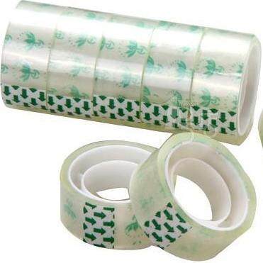 Clear Bopp Stationery Tape Non-Toxic Self Adhesive For Office / Workshop SGS
