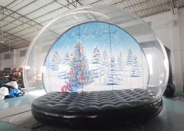 Outdoor Transparent Globe Ball Photo Booth Christmas Human Size Giant Inflatable