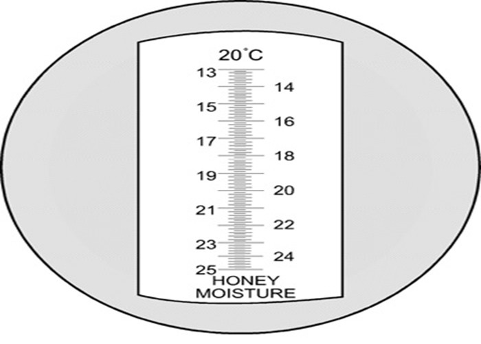 Adjustable Manual Focusing Honey Moisture Refractometer , Pocket Refractometer