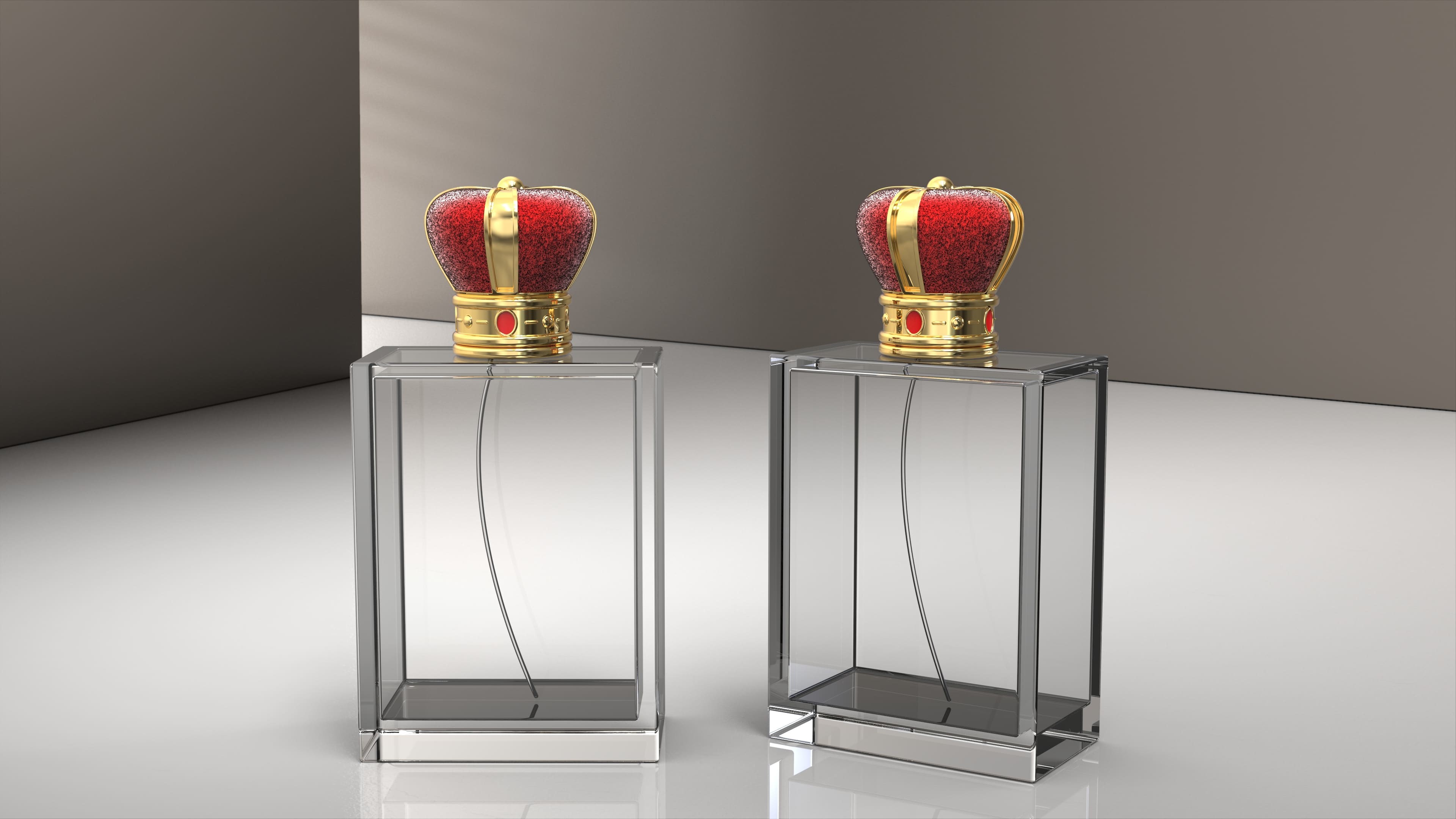 Gold Crown Shaped Luxury Zamak Perfume Caps For Fea 15 Perfume Glass Bottles