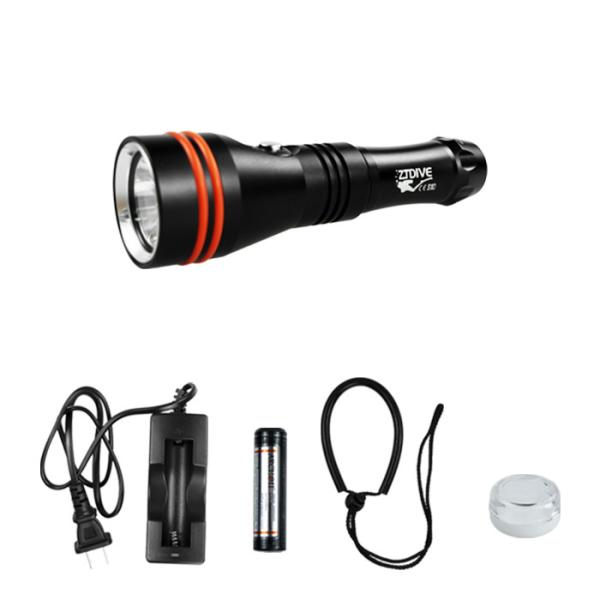 Aluminum Lightweight Escape Rescue Flashlight , 1200 Lumen Search And Rescue