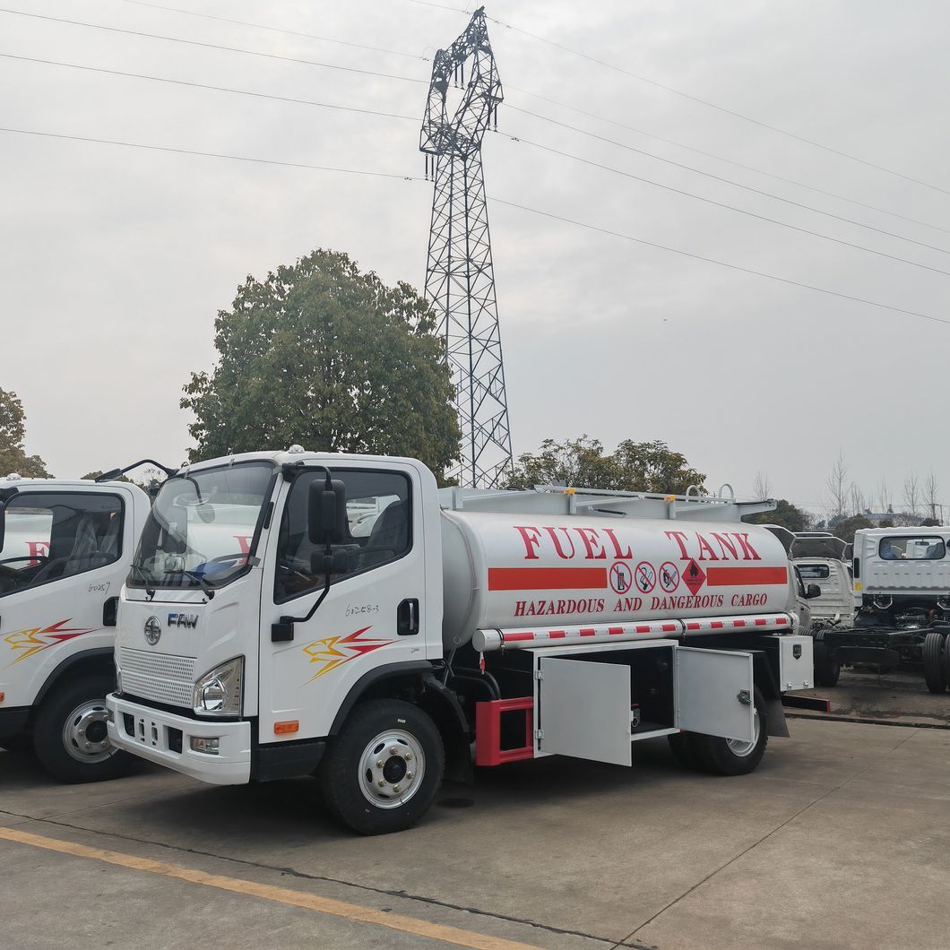 FAW 5000L Oil Fuel Tanker Tank Bowser Dispenser Truck