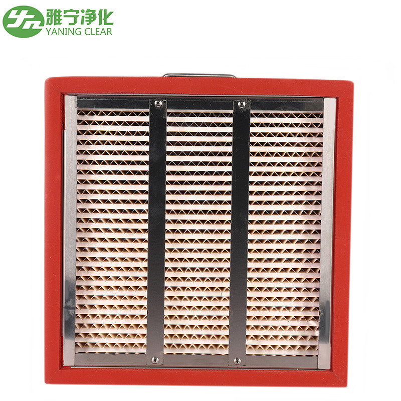Fiberglass Paper HEPA Air Filter For High Temperature Sterilizing Tunnel Oven