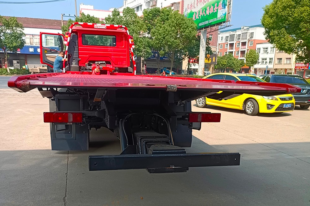 Mimi Cheap Price JAC Chassis Cummins Engine 160 Horsepower, Loading 3t Holding 3t Flat Bed Wrecker Truck Towing Truck Vehicle