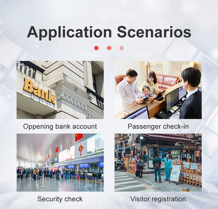 Sinosecu ID Card Reader Scanner Other Type for Reading Passport Card Scanner Reader
