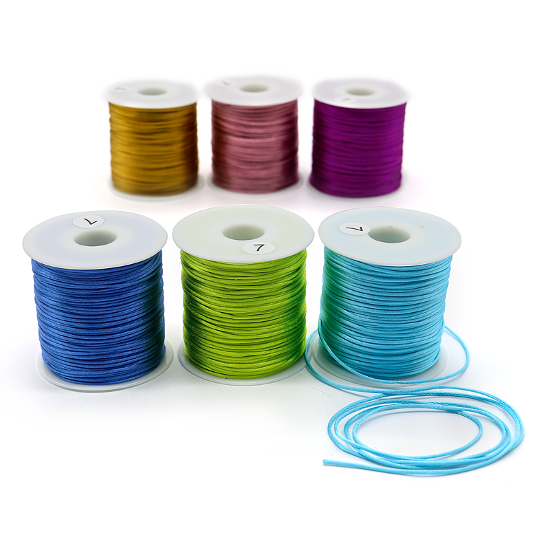 0.8mm Nylon Cord Thread UV Protected for Braiding Chinese Knot Macrame Bracelets