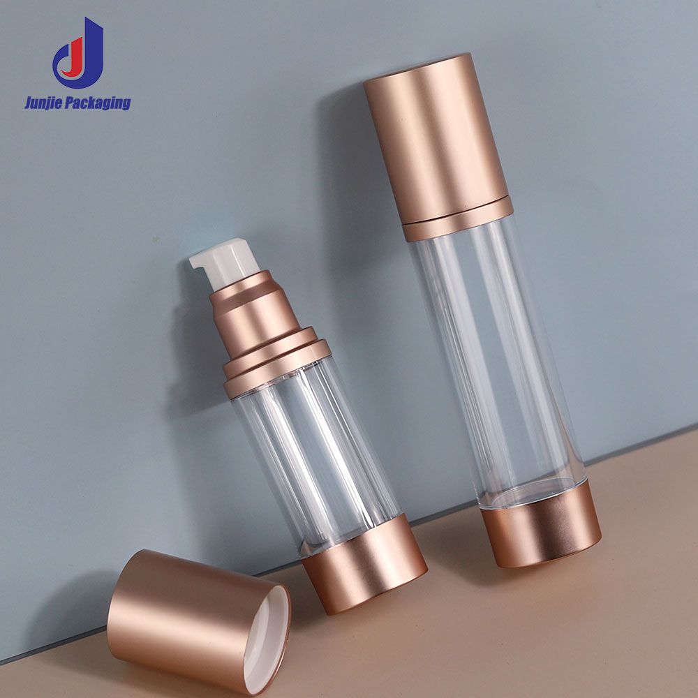 Luxury Airless Cosmetic Bottles Customized Containers For Skin Care Products