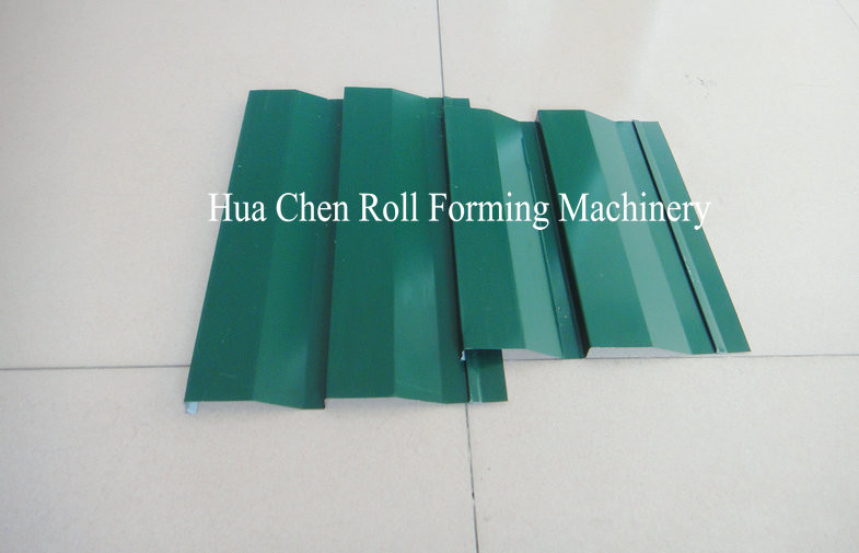 High Efficient Wall Panel Roofing Sheet Roll Forming Machine with CE , PLC Control