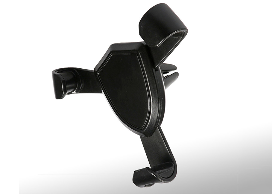 Black Color Mobile Phone Car Mount Holder Easy Operation 360 Degree With Auto Clip