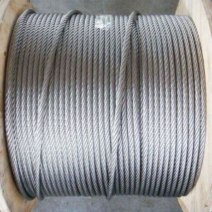Galvanized High Tensile Steel Wire Rope with 7x19 Construction and 1570MPA
