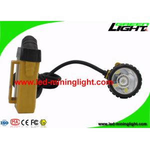 348 Lum Rechargeable Miners Headlamp Anti Explosive With Low Power Warning