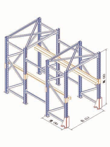 High Efficiency Drive In Racking System Industrial For Storage Homogenous Products