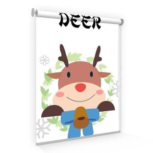 China Custom Printed Roller Blinds Dis Mildew Cordless Format With 28mm Components on sale