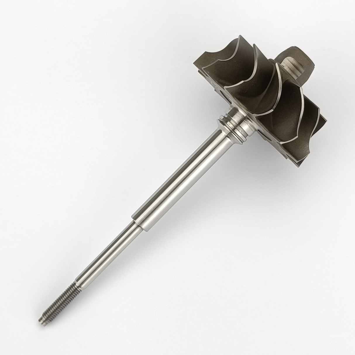 MS-TECH Turbo K16 Turbine Wheel Shaft 53169706500 53169806500 53169886500 Fit Turbos Ind 55mm Exd 46.2mm Blades 12