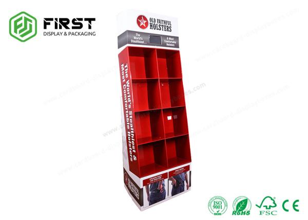 Advertising Cardboard Display Customized Printing Promotional Corrugated Floor