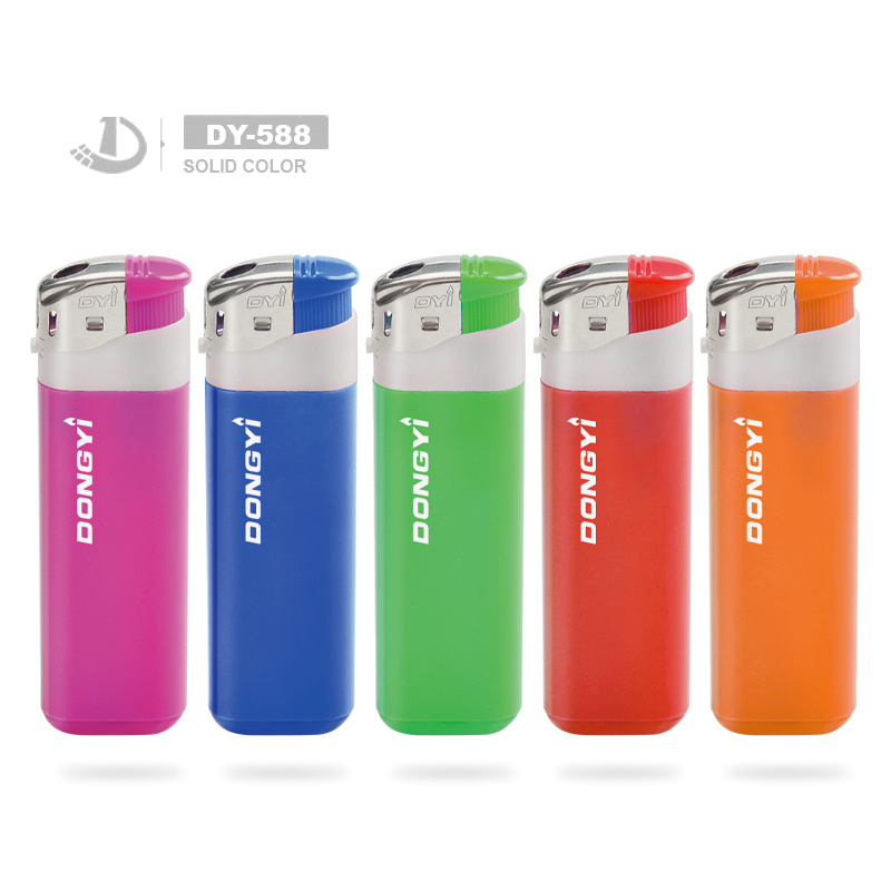 Dy-078 65 Degree Dy-588 Promotional Product Disposable Electronic Advertising Lighter for Liechtenstein