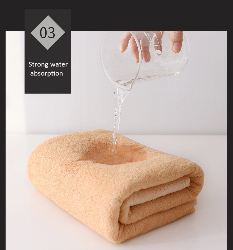 3Pcs Bath Towel Set Super Strong Water Absorption for Home Hotel Wedding Souvenirs