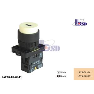 LAY5（XB2）-EL3341 white and black color spring return with symbol logo flat