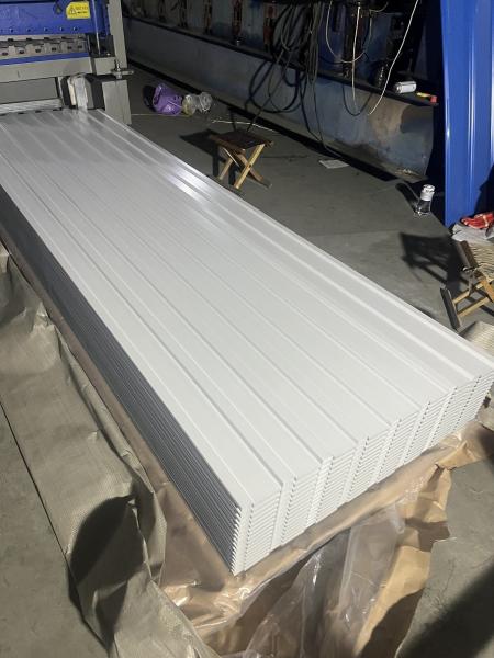 HDP RAL9002 Pre-Painted Galvanized Metal Roof Panels Trapezoidal Corrugated