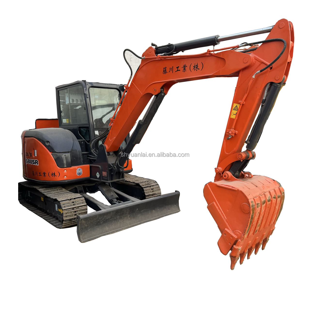 34.1 Tons Hitachi ZX68USR Used Excavator With Original Paint And High Work Efficiency