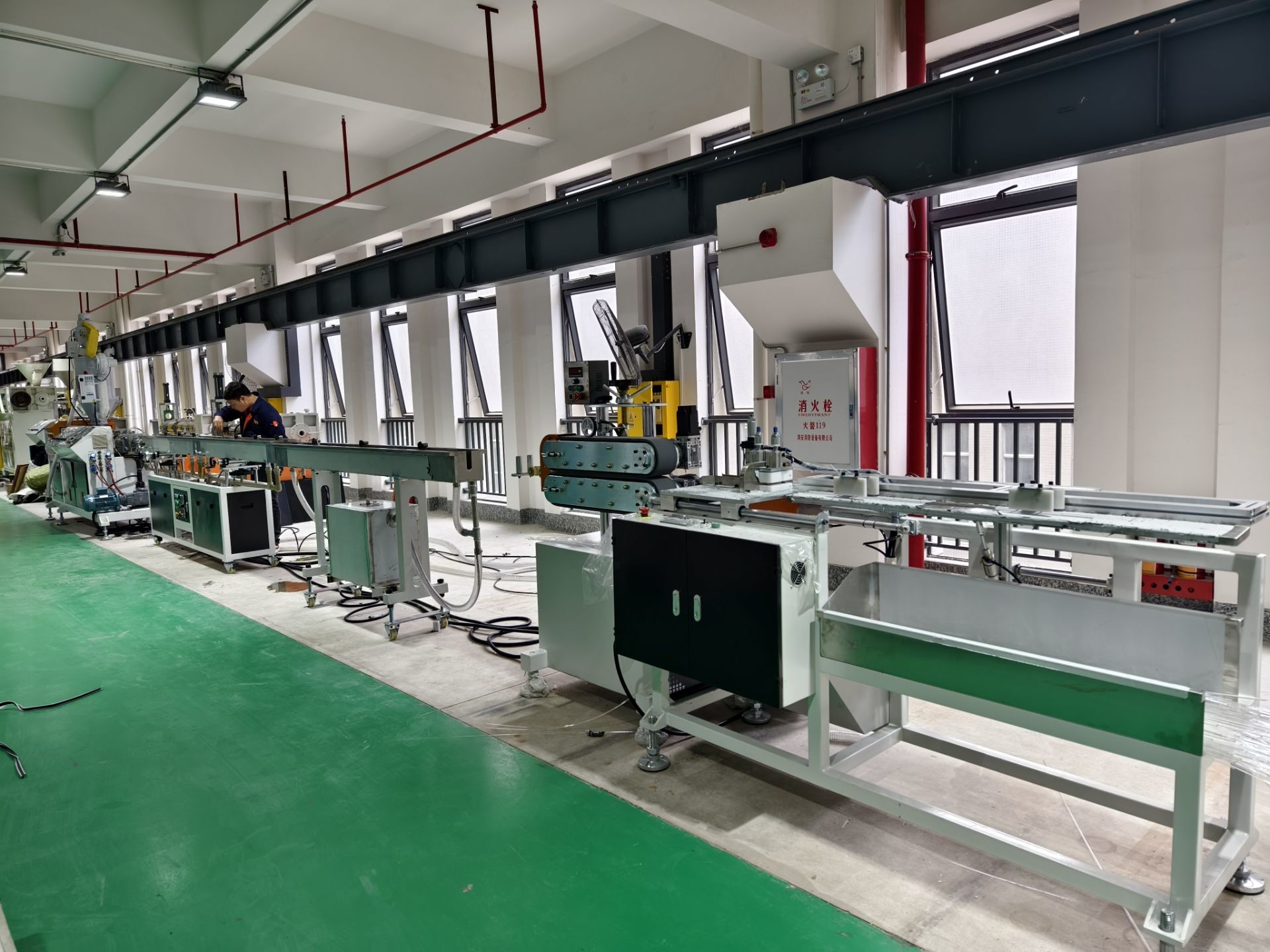 Clear Acrylic Bar Extrusion Line PMMA Rod Stick Extrusion Machine