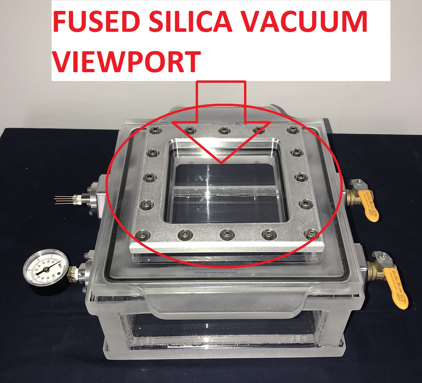 Install a viewport to your vacuum chamber