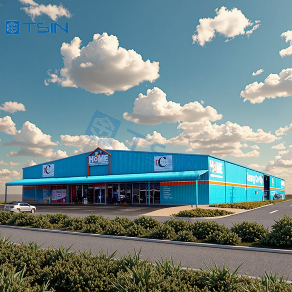 Fire Resistance Steel Structure Construction Power Plant Framework Applications