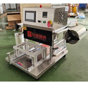 Automatic Tray Sealer with MAP Selladora Food Container 8 Compartments Packing