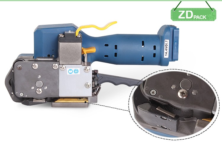 PET Strapping Tool Hand Plastic Battery Powered Packing Tool For Pallet Packaging