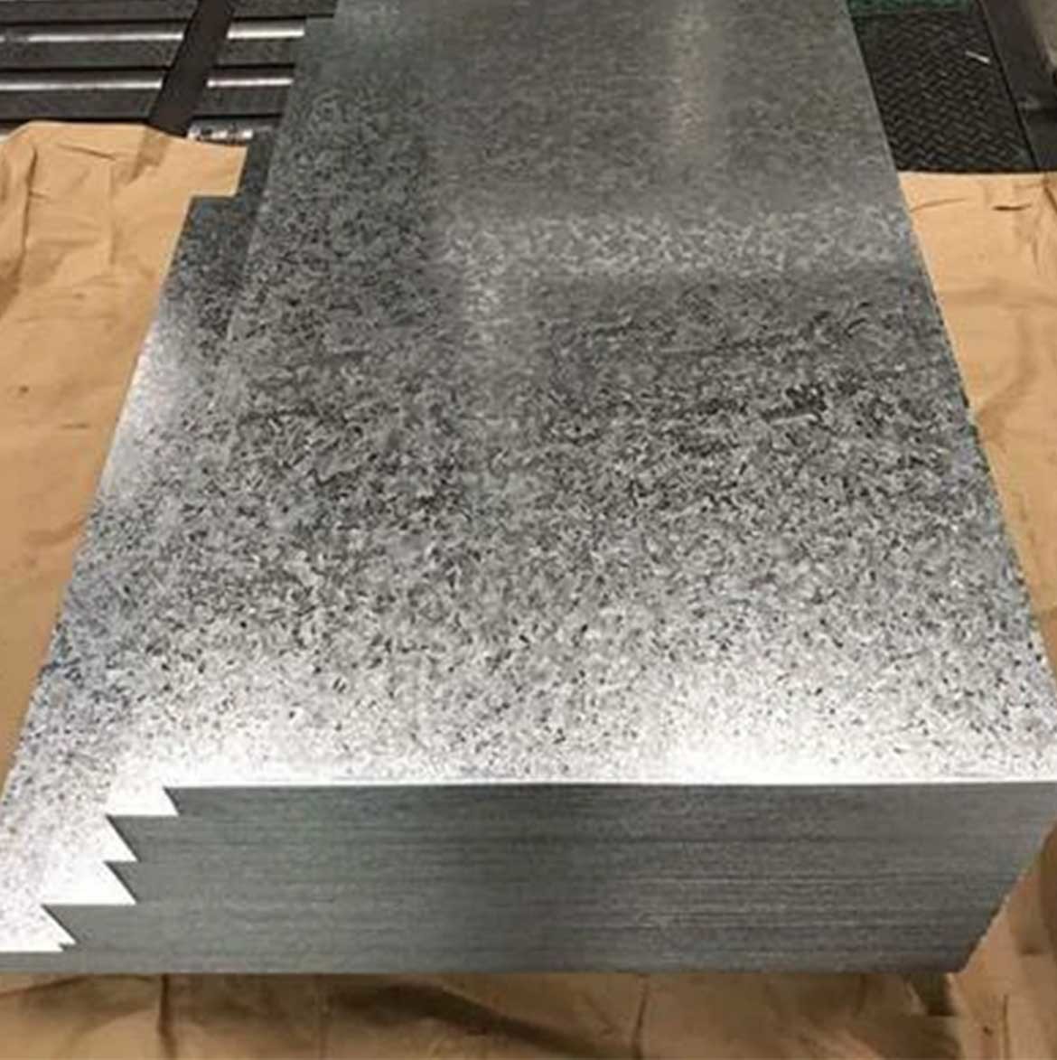 large spangle galvanized steel sheet plate
