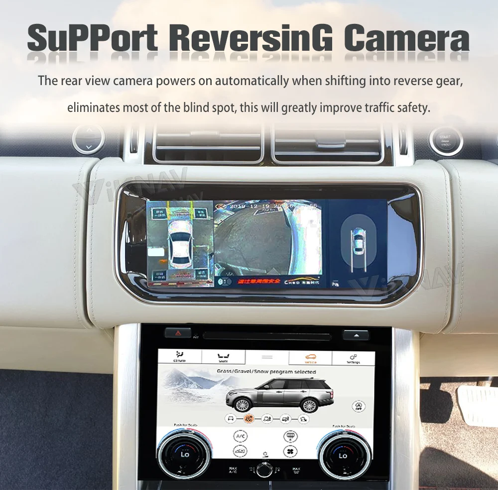 10.25 inch Car Radio For Land Rover Vogue L405 2013-2017 Touch Screen GPS Navigation Multimedia Player AC screen