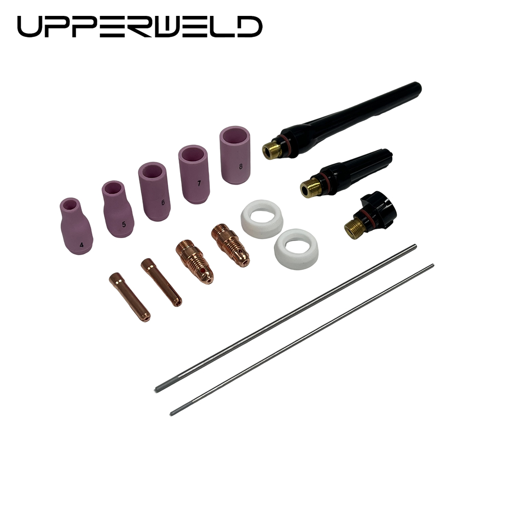 Pink 16PCS TIG Welding Torch Accessories for Long-Lasting 13N Series Ceramic Nozzles