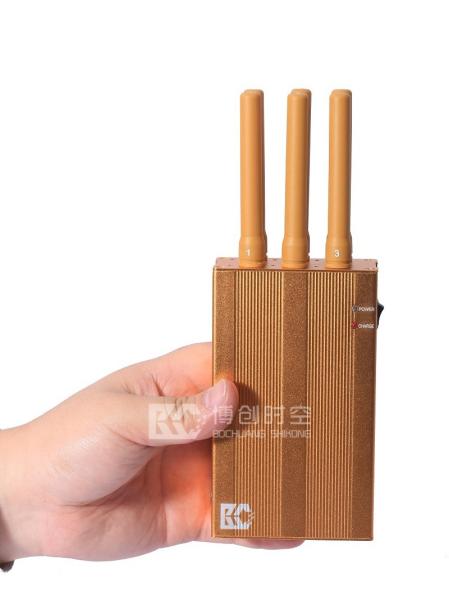 Golden handheld GPS Signal Jammer vehicle Beidou GPS vehicle positioning