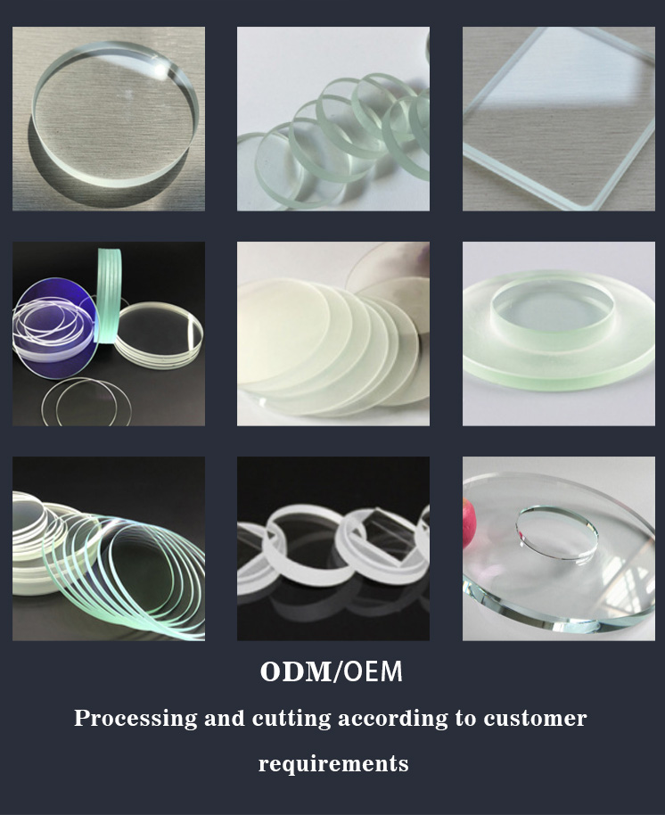 Clear Float Flat Transparent Sheet Glass 1mm 2mm Thickness Cut To Size