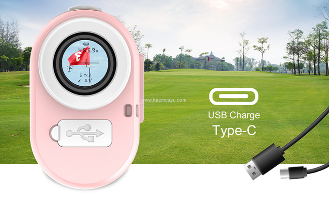 Kaemeasu Mini Laser Rechargeable Golf Rangefinder IP54 MA1000