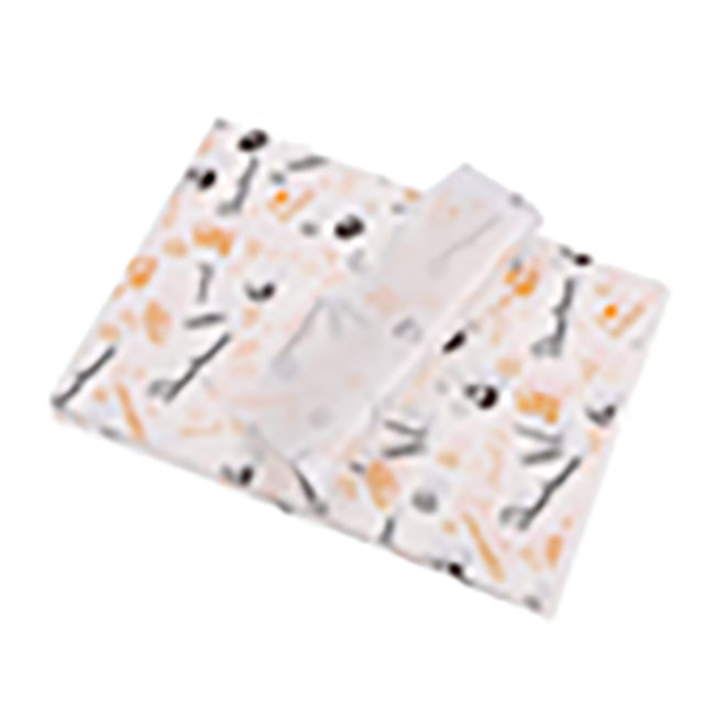 Plain Eco Food Wrapping Paper 35gsm Oilproof 12x12 Sandwich Wrap