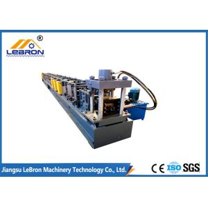  Easy Operation Shelves Storage Roll Forming Machine Cutter Material With Quenched Treatment Manufactures
