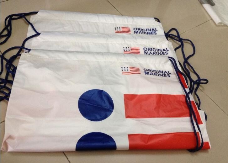 Biodegradable Environment friendly LDPE Plastic bags with DRAWSTRING closure bags, backpack, drawtape bag, essentials