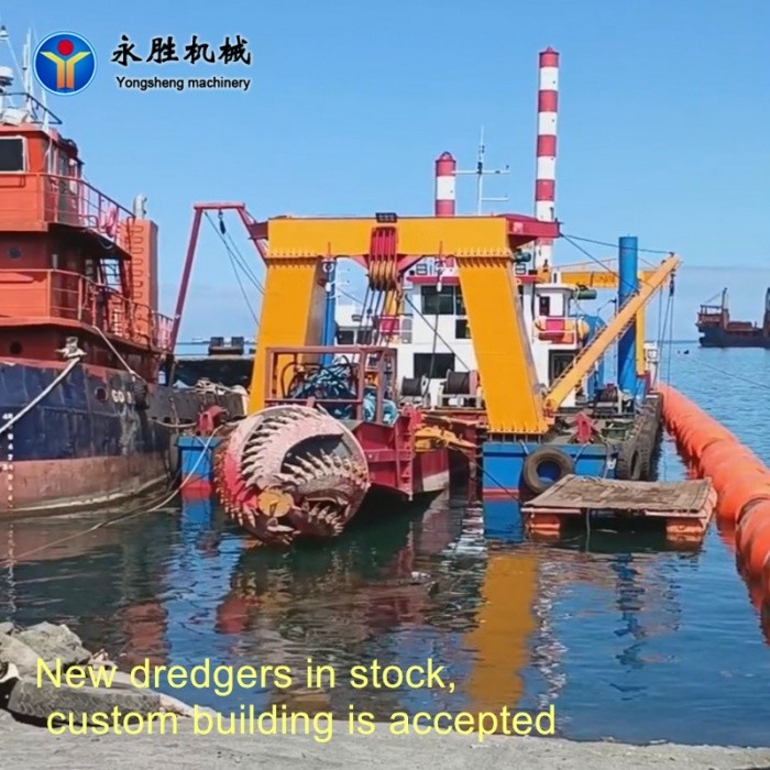  7000m3/H Hydraulic Cutter Suction Dredger 2647KW Pump Power Diesel Engine River Dredging Equipment Manufactures